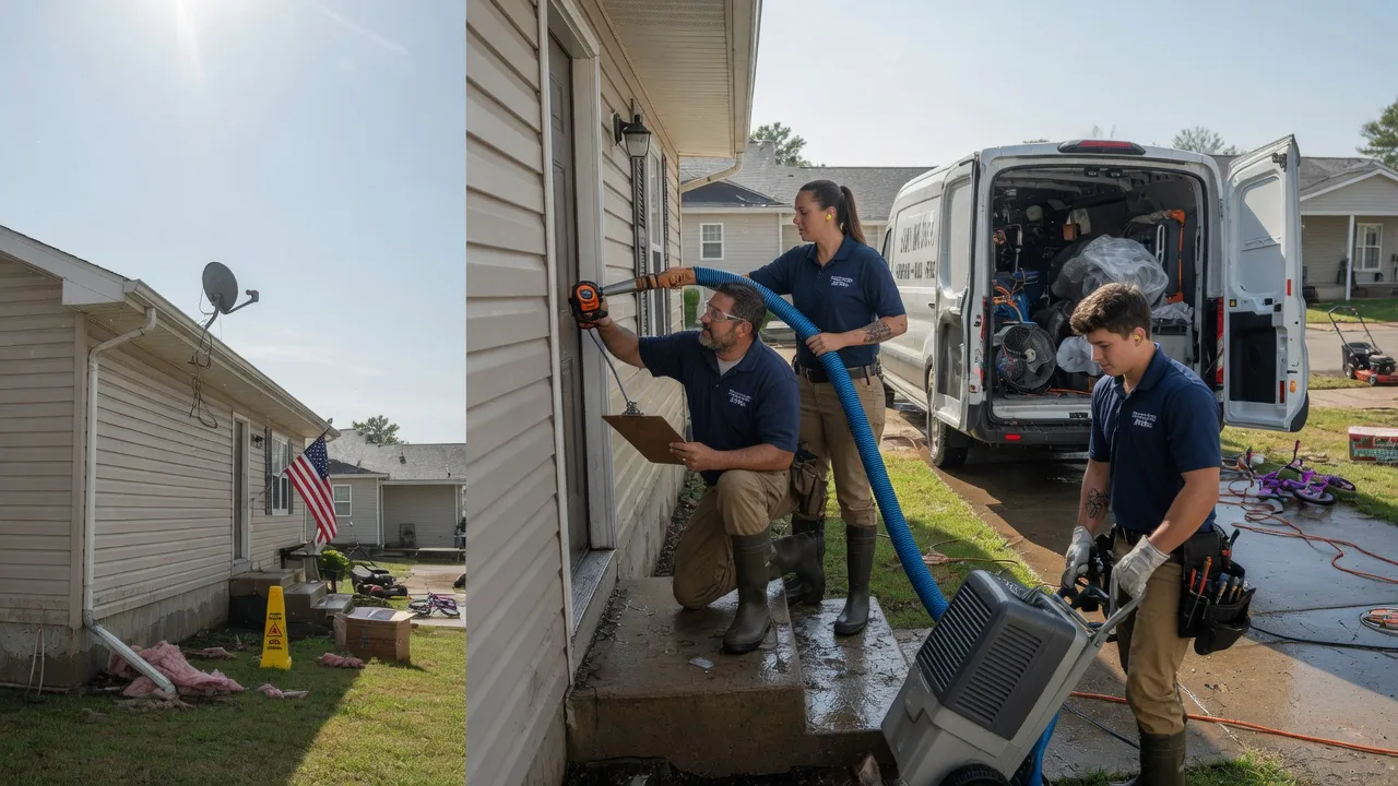 Ceiling Water Damage Restoration in Silver Lake, WI near me